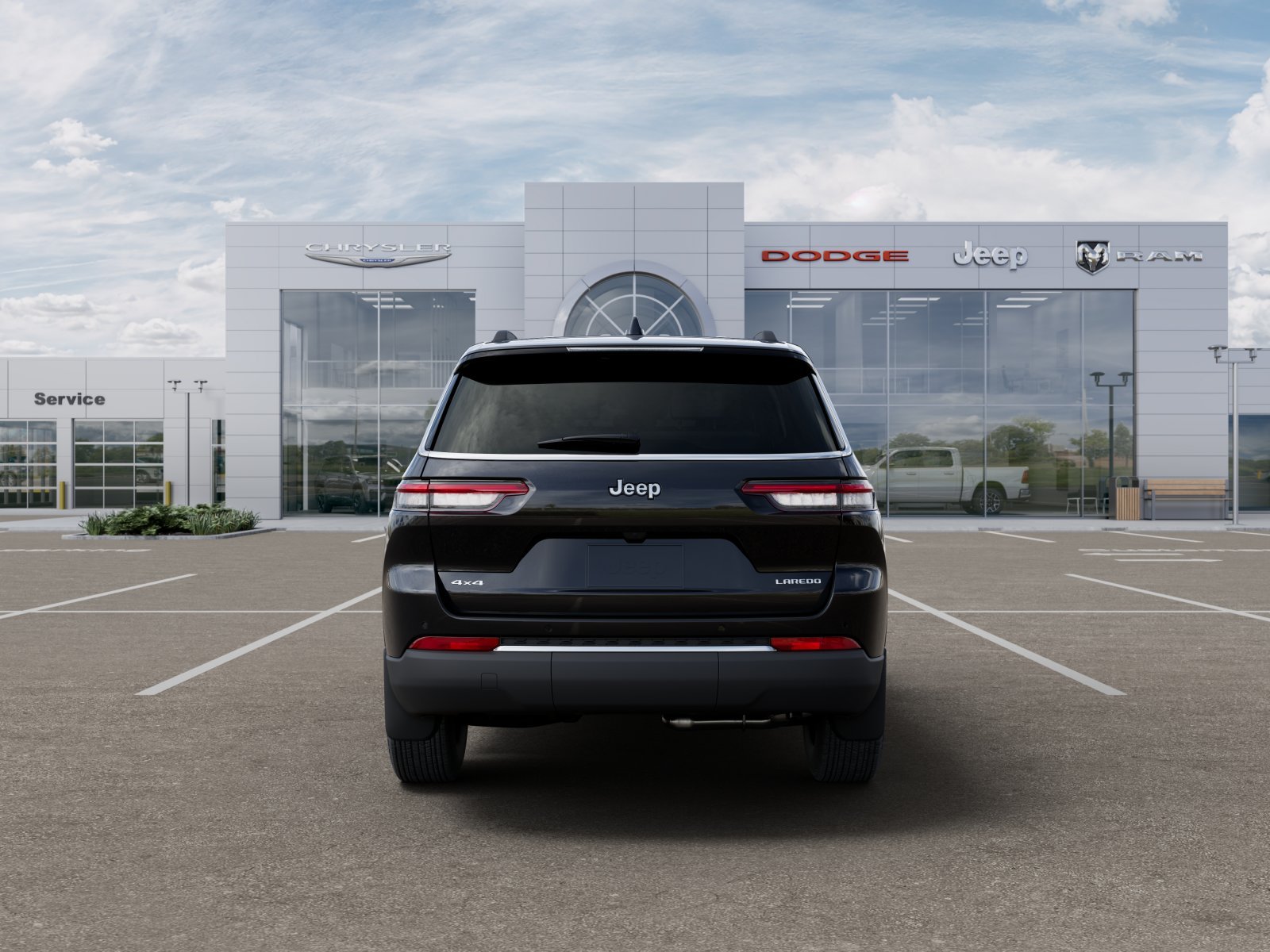 New 2025 Diamond Black Crystal Pearl-Coat Exterior Paint Jeep Laredo image 33