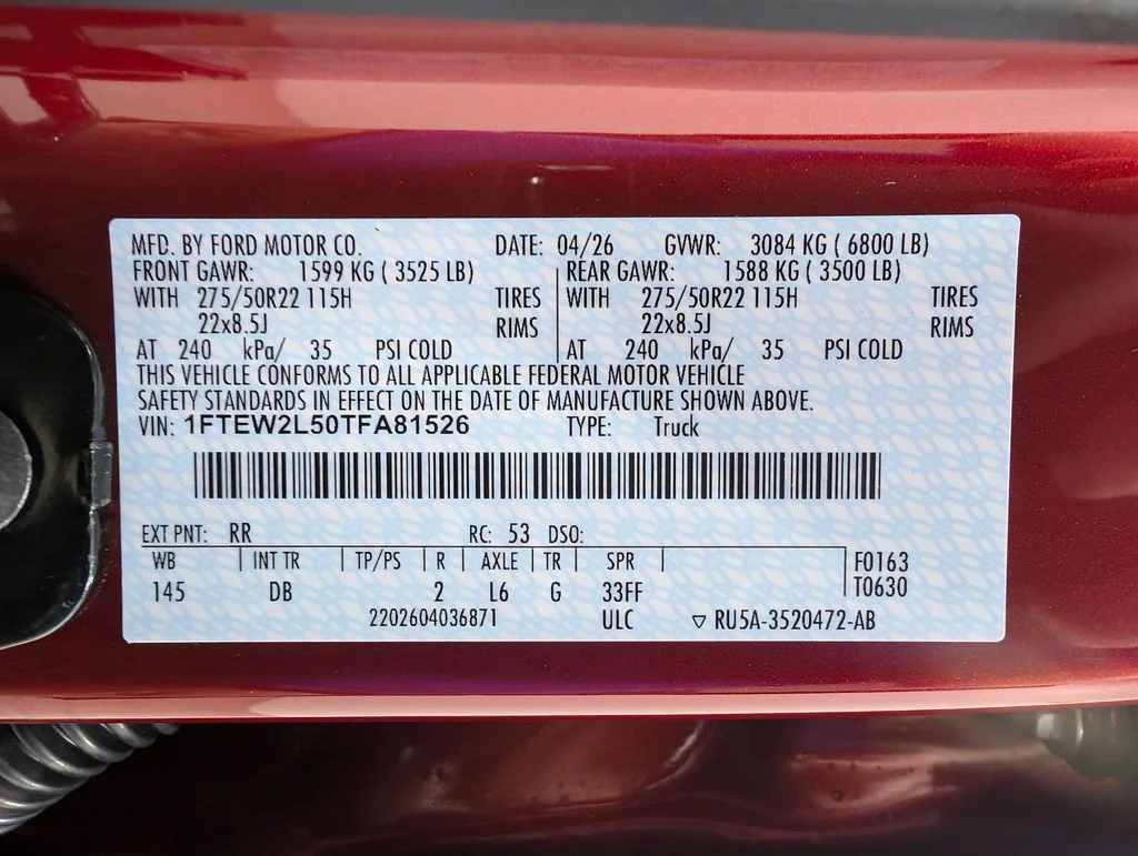 New 2026 Ruby Red Metallic Tinted Clearcoat Ford STX® image 25
