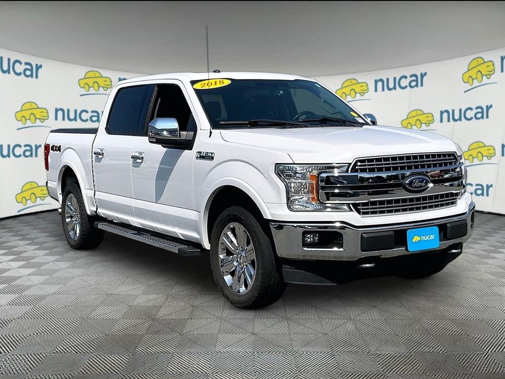 Used 2018 White Ford Lariat image 1