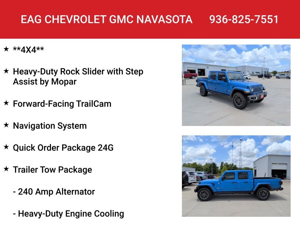 Used 2022 Blue Jeep Overland image 8