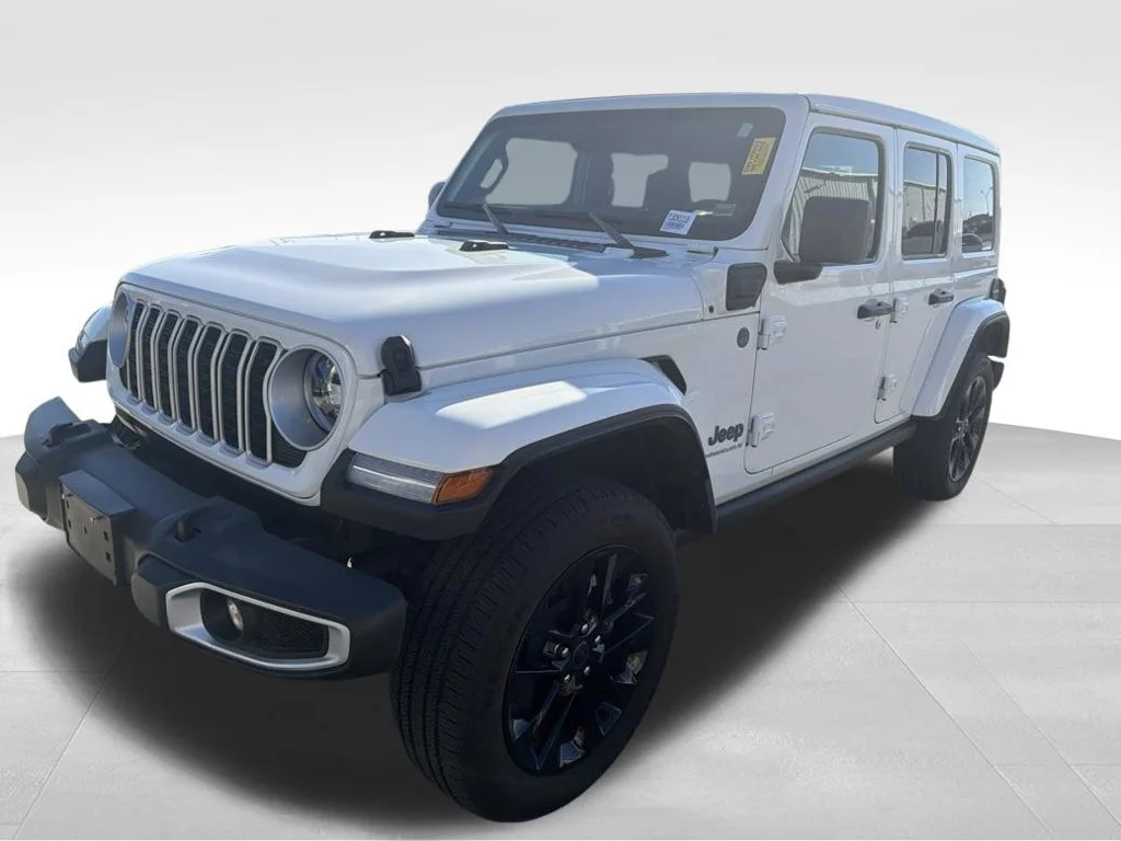 Used 2025 White Jeep Sahara 4xe image 9