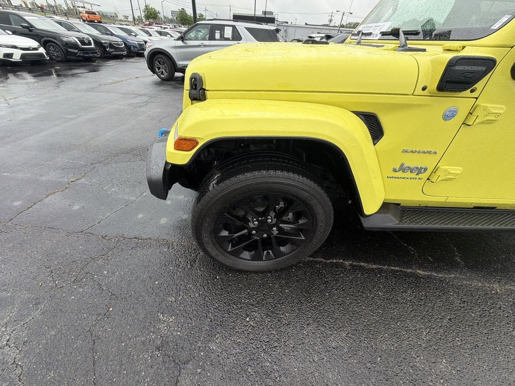 Used 2023 Yellow Jeep Sahara 4xe image 10