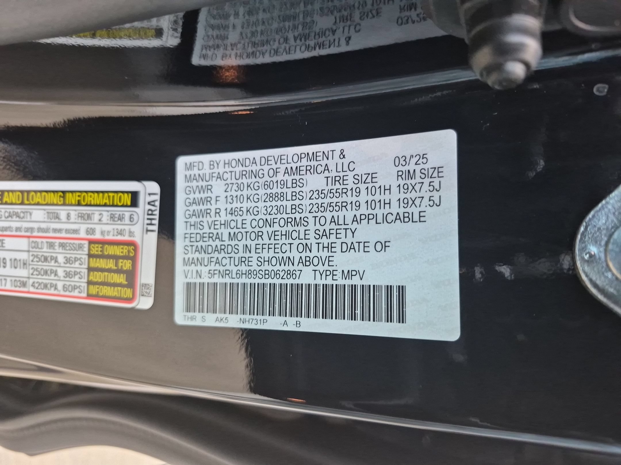 2025 Honda Odyssey Touring - Photo 38
