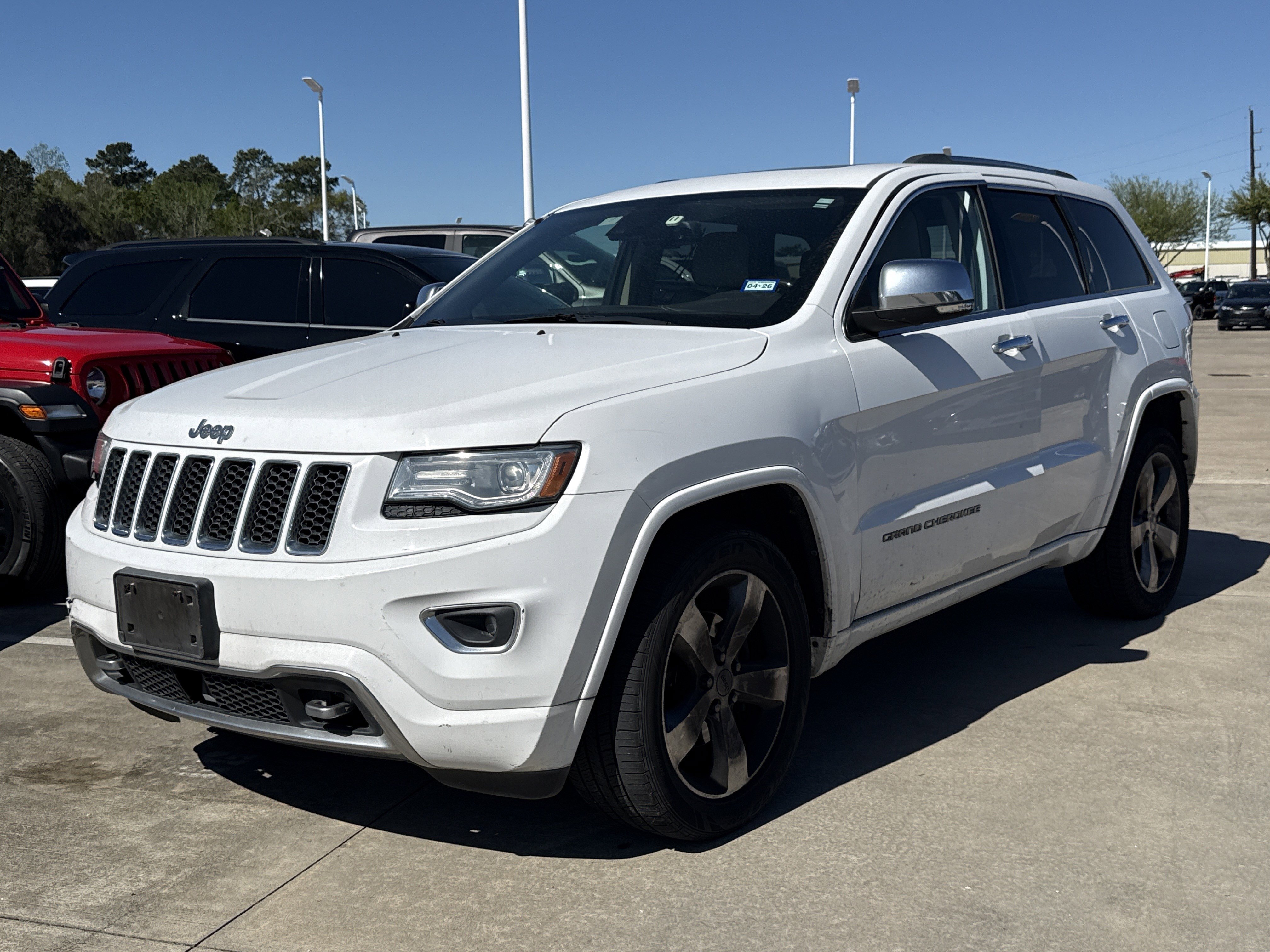 Used 2014 Jeep Grand Cherokee Overland with VIN 1C4RJECG0EC197560 for sale in Humble, TX