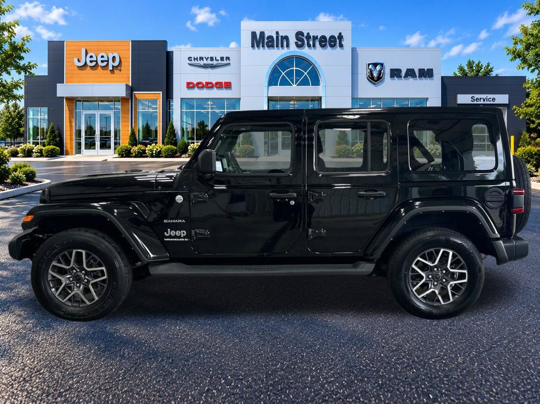 Used 2024 Jeep Wrangler 4-Door Sahara with VIN 1C4PJXEN3RW257852 for sale in Kansas City