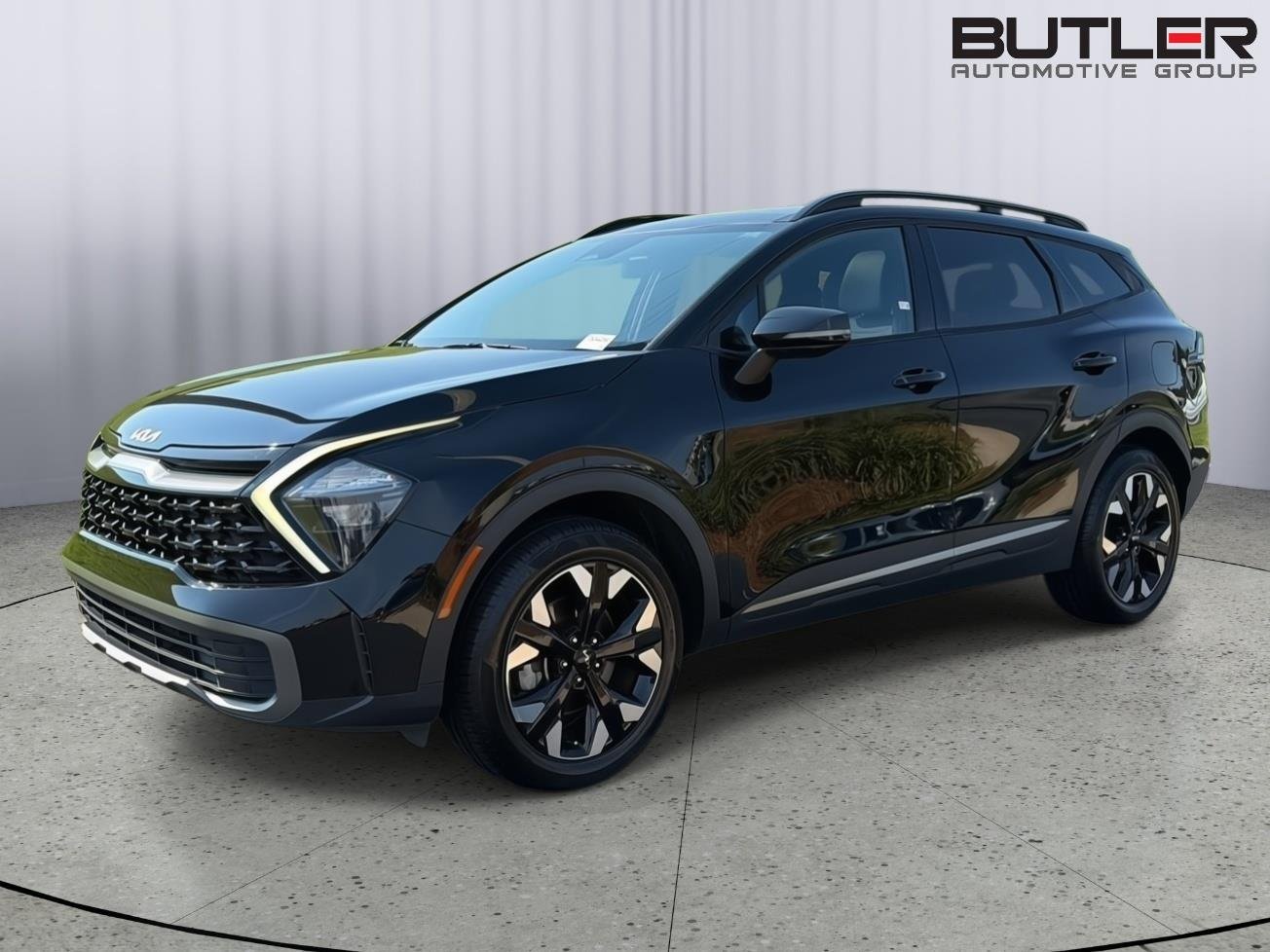 Used 2023 Ebony Black Kia X-Line image 1