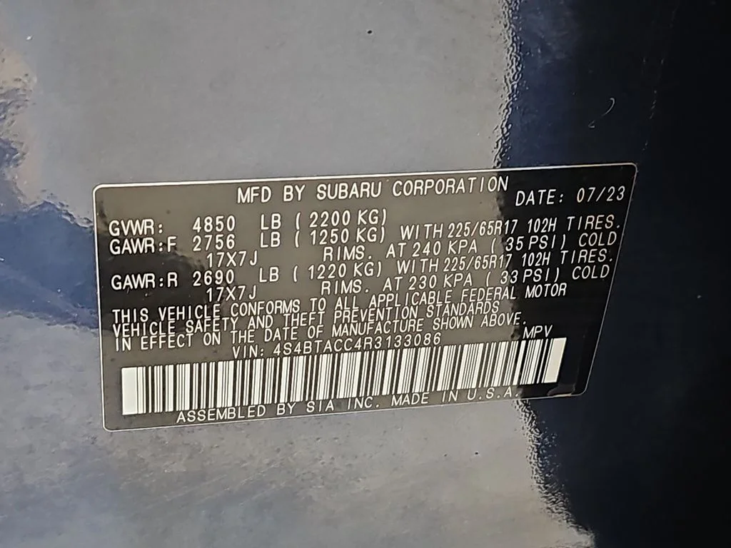 Used 2024 Blue Subaru Premium image 36