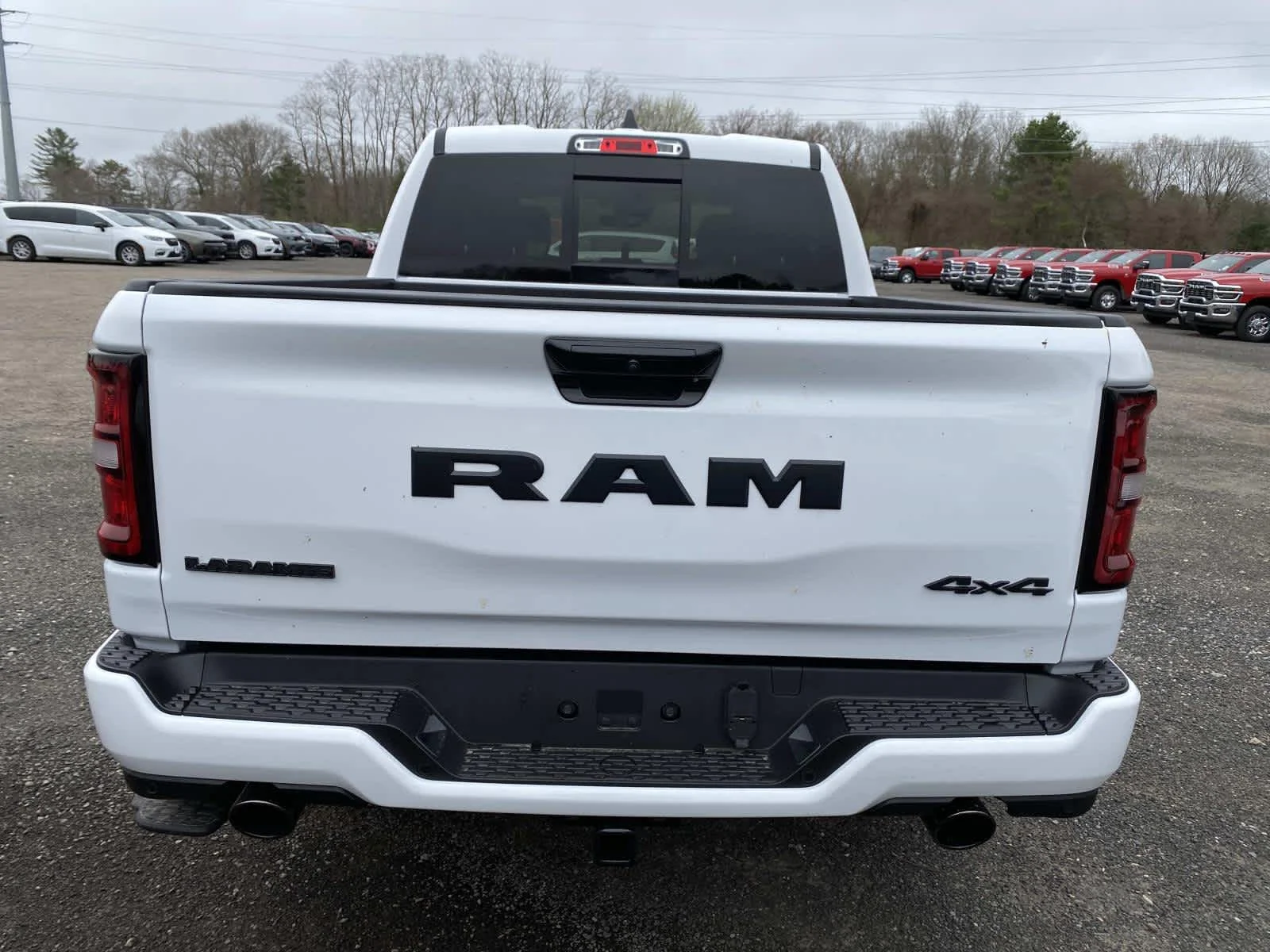 New 2026 Bright White Clear-Coat Exterior Paint RAM Laramie image 4