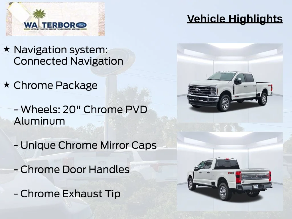 New 2027 Star White Metallic Tri-Coat Ford F-350® King Ranch® image 5