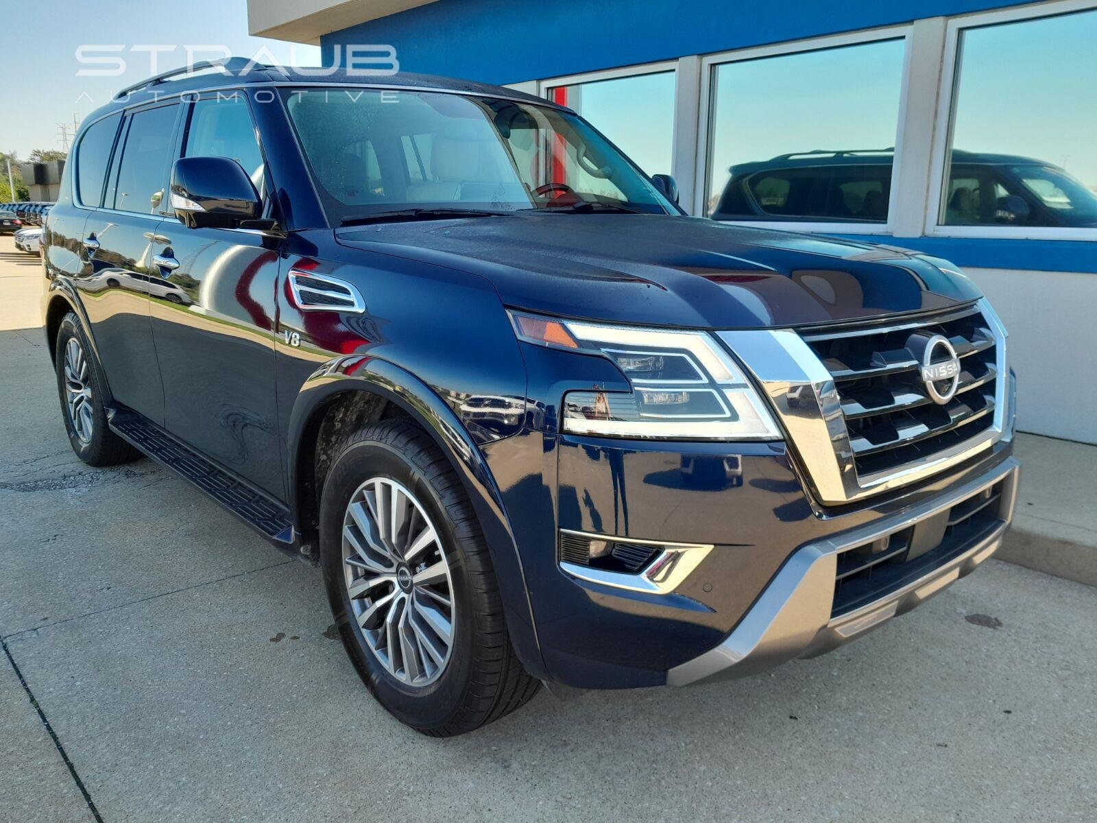 Used 2022 Hermosa Blue Pearl Nissan SL image 3