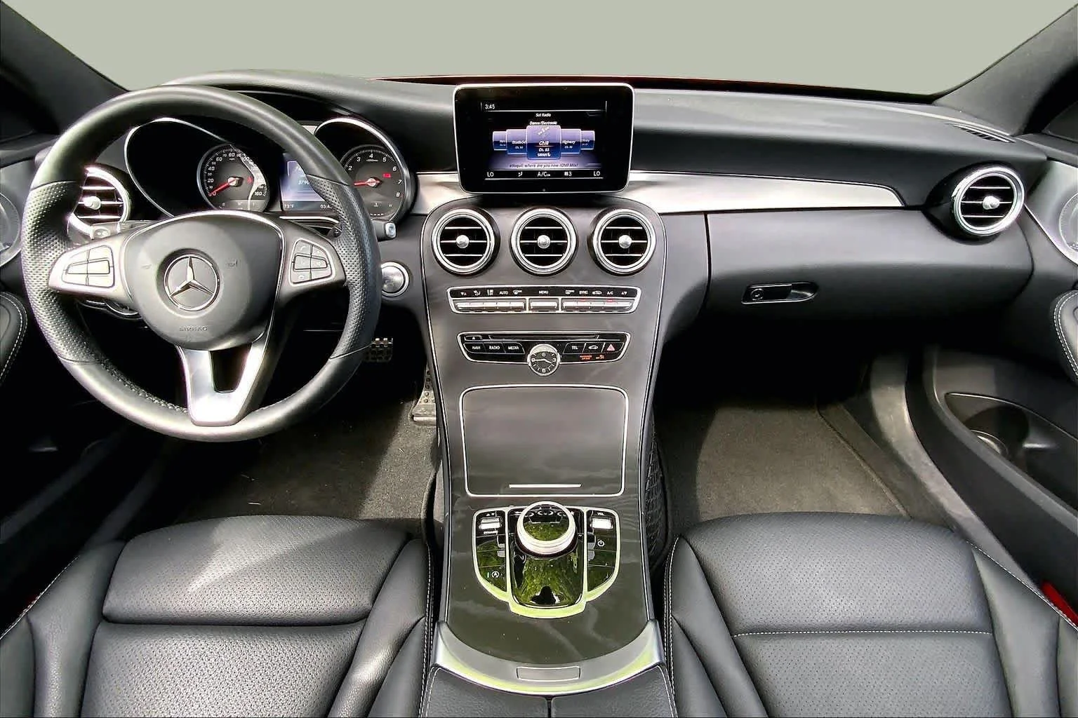 Used 2018 designo Cardinal Red Metallic Mercedes-Benz C 300 image 16