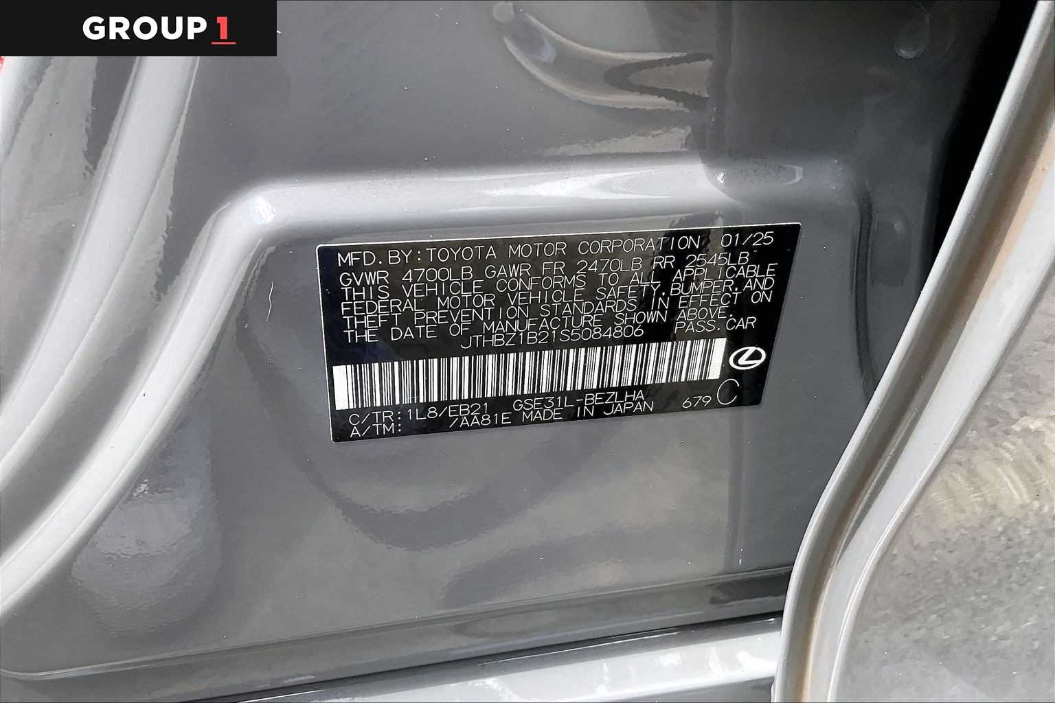 Used 2025 Incognito Lexus F SPORT Design image 34