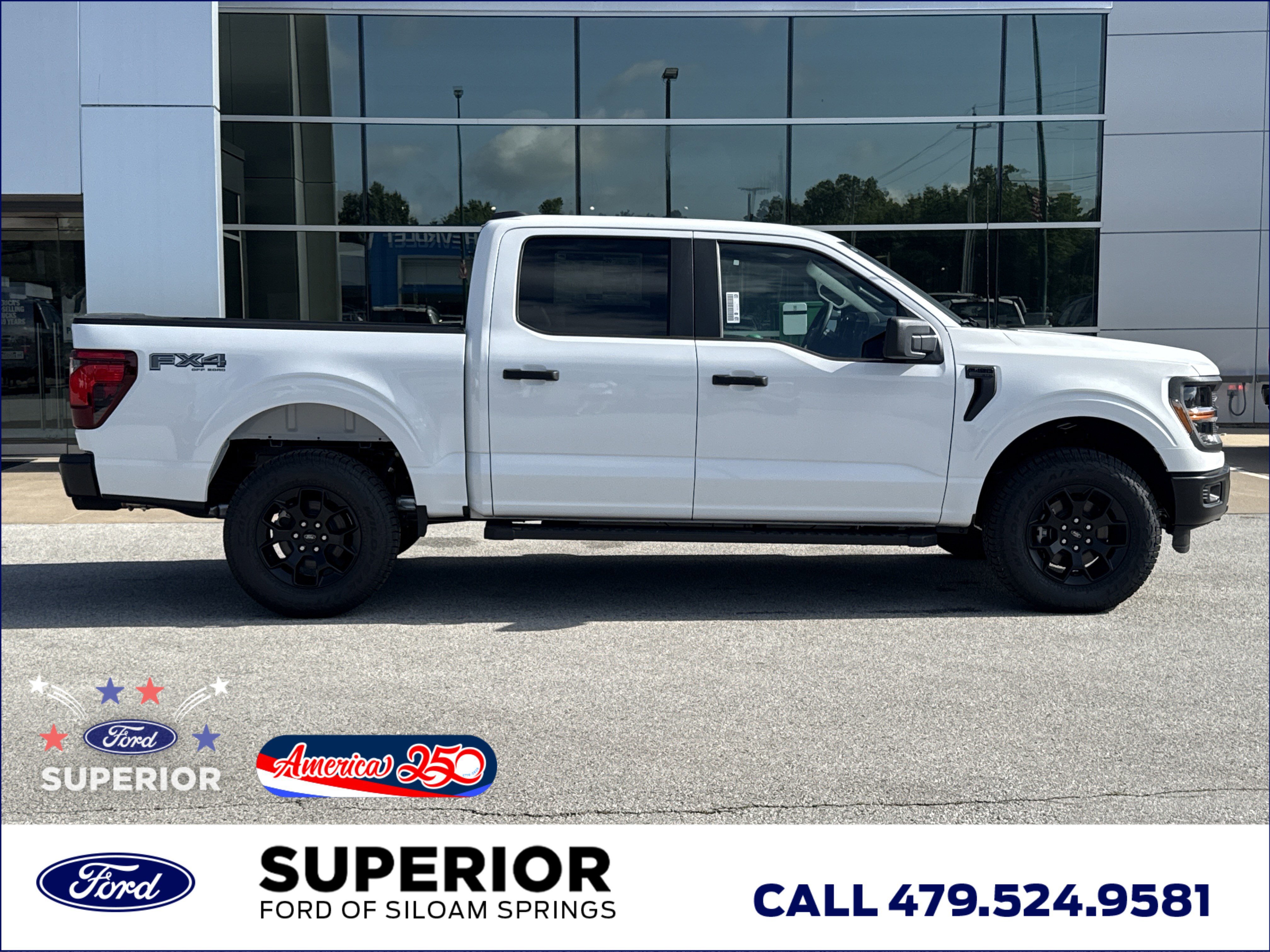 New 2026 Oxford White Ford STX 4WD image 2