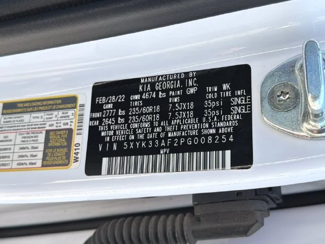 Certified Used 2023 White Kia EX image 30
