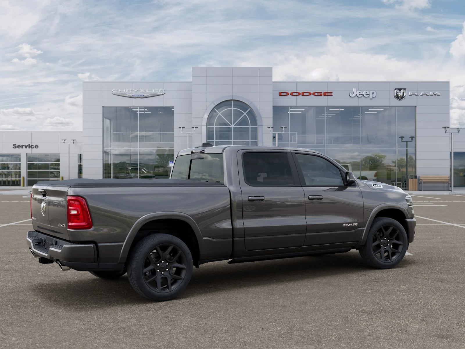 New 2026 Granite Crystal Metallic Clear-Coat Exterior Paint RAM Laramie image 30