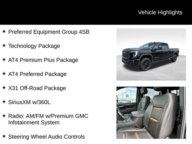Used 2024 Onyx Black GMC AT4 image 7