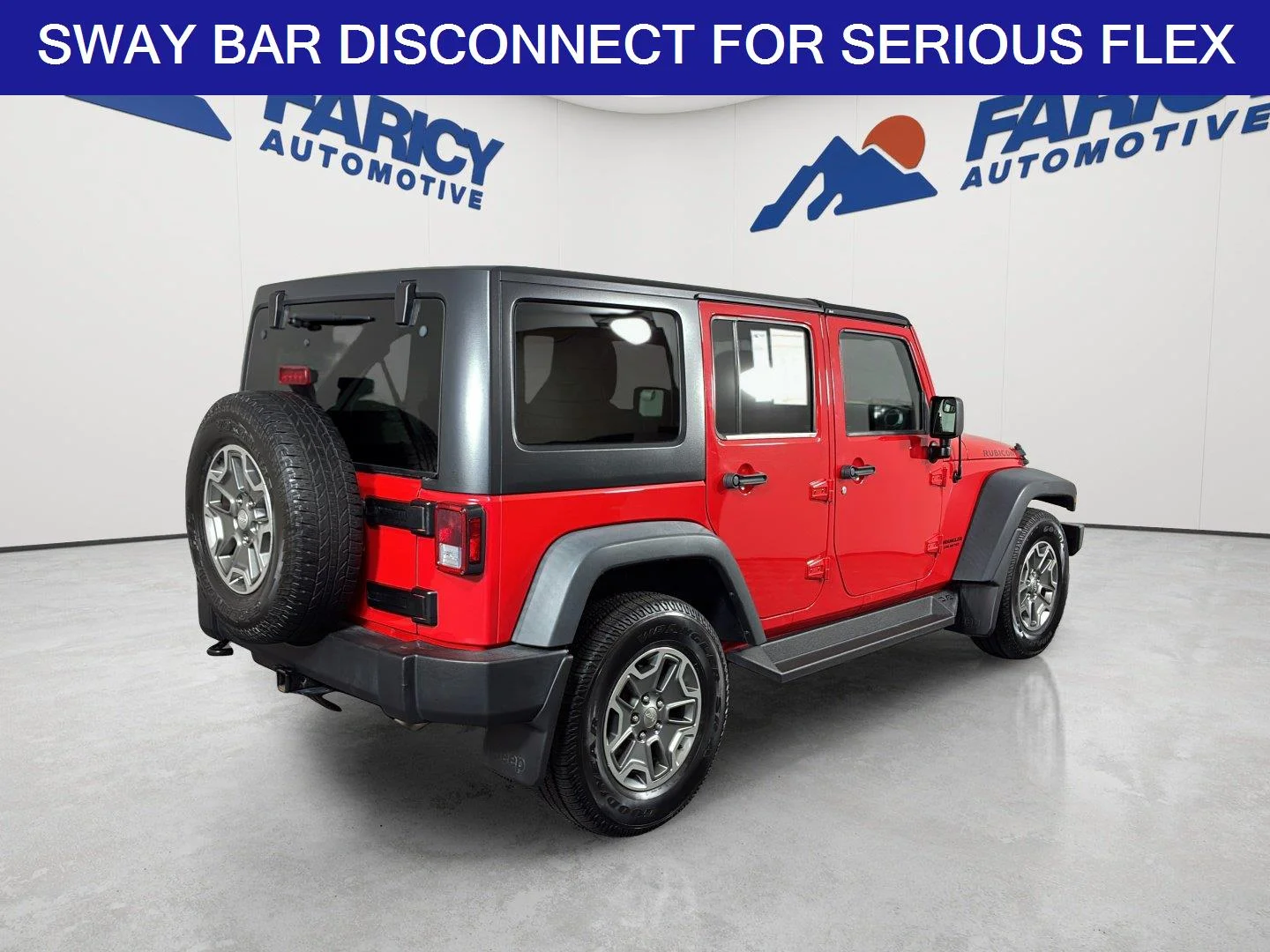 Used 2015 Firecracker Red Clear Coat Jeep Rubicon image 5