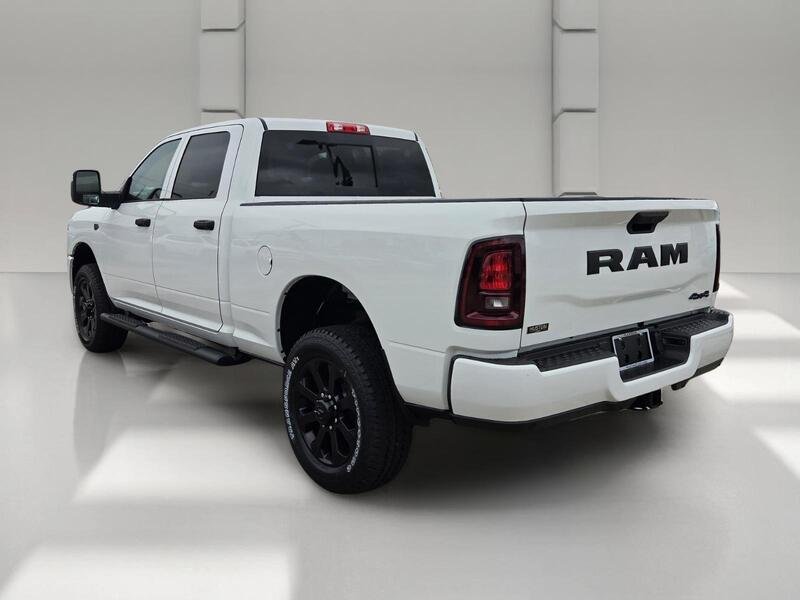 New 2027 Bright White Clear-Coat Paint RAM BLACK EXPRESS 4X4 CREW CAB 6