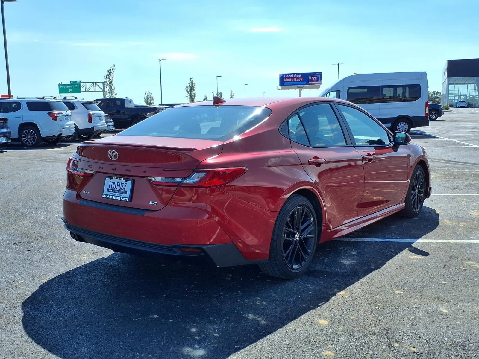 Used 2025 Supersonic Red Toyota SE image 27