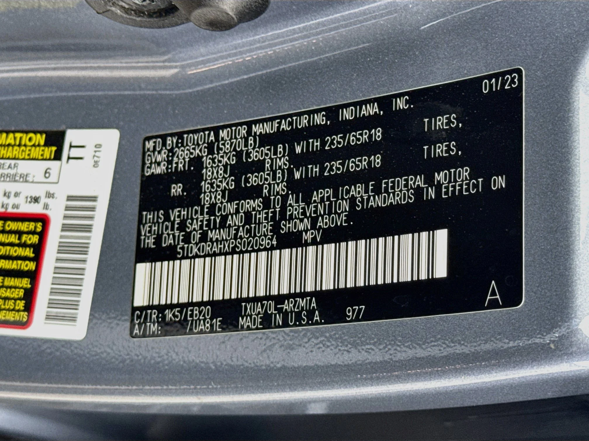 Used 2023 Gray Toyota L image 34