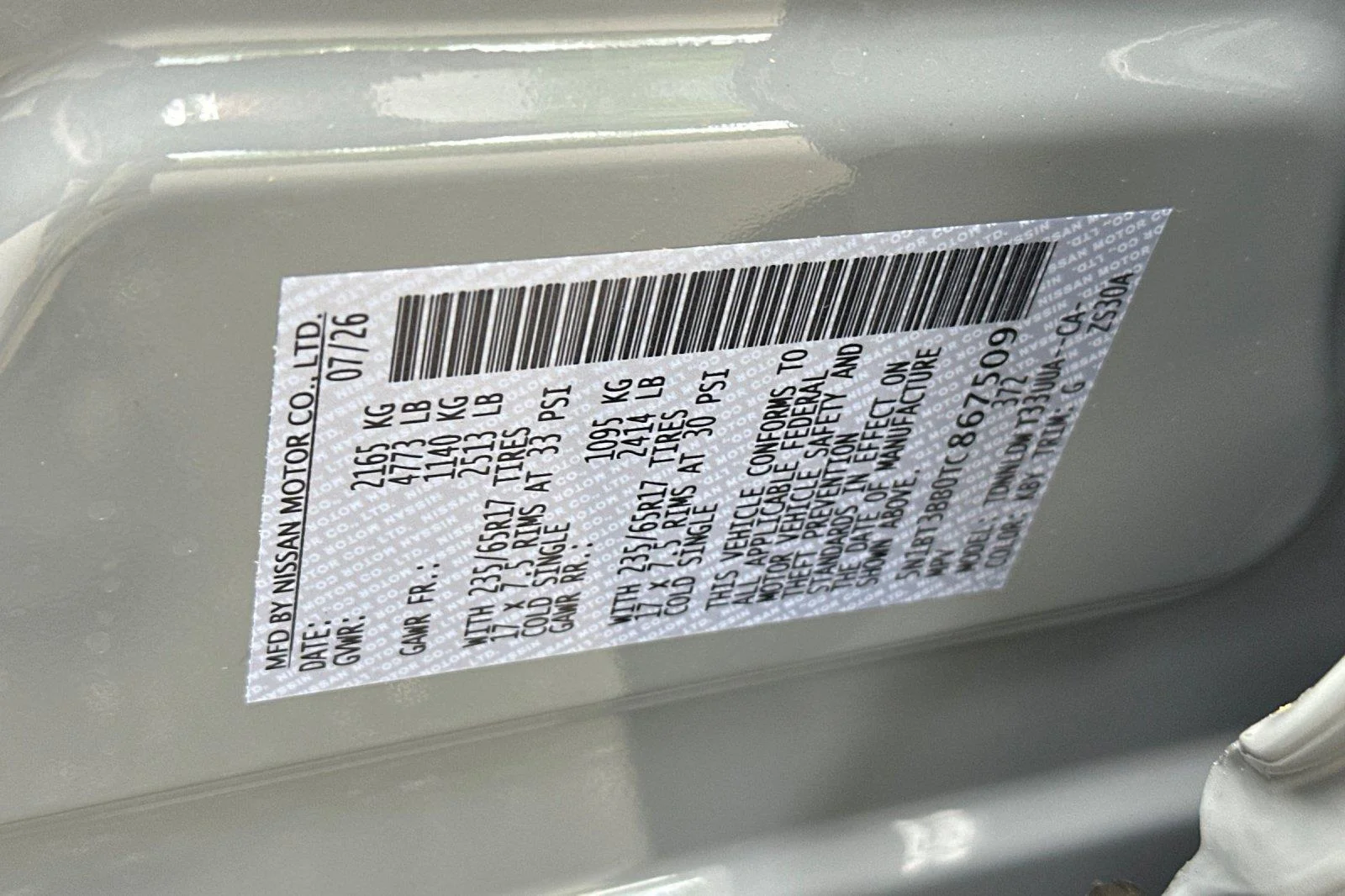 New 2026 Boulder Gray Pearl Nissan Rock Creek® image 26