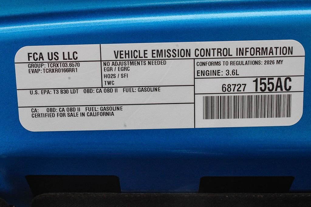 New 2026 Blue Pearl Jeep Rubicon X image 28