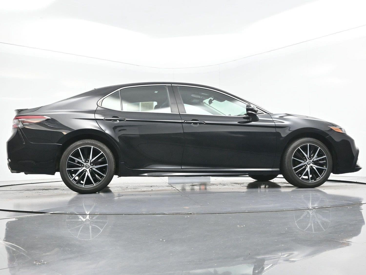 Used 2023 Midnight Black Metallic Toyota SE image 50