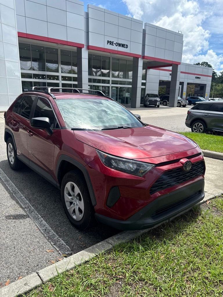 Certified Used 2021 Red Toyota LE image 2