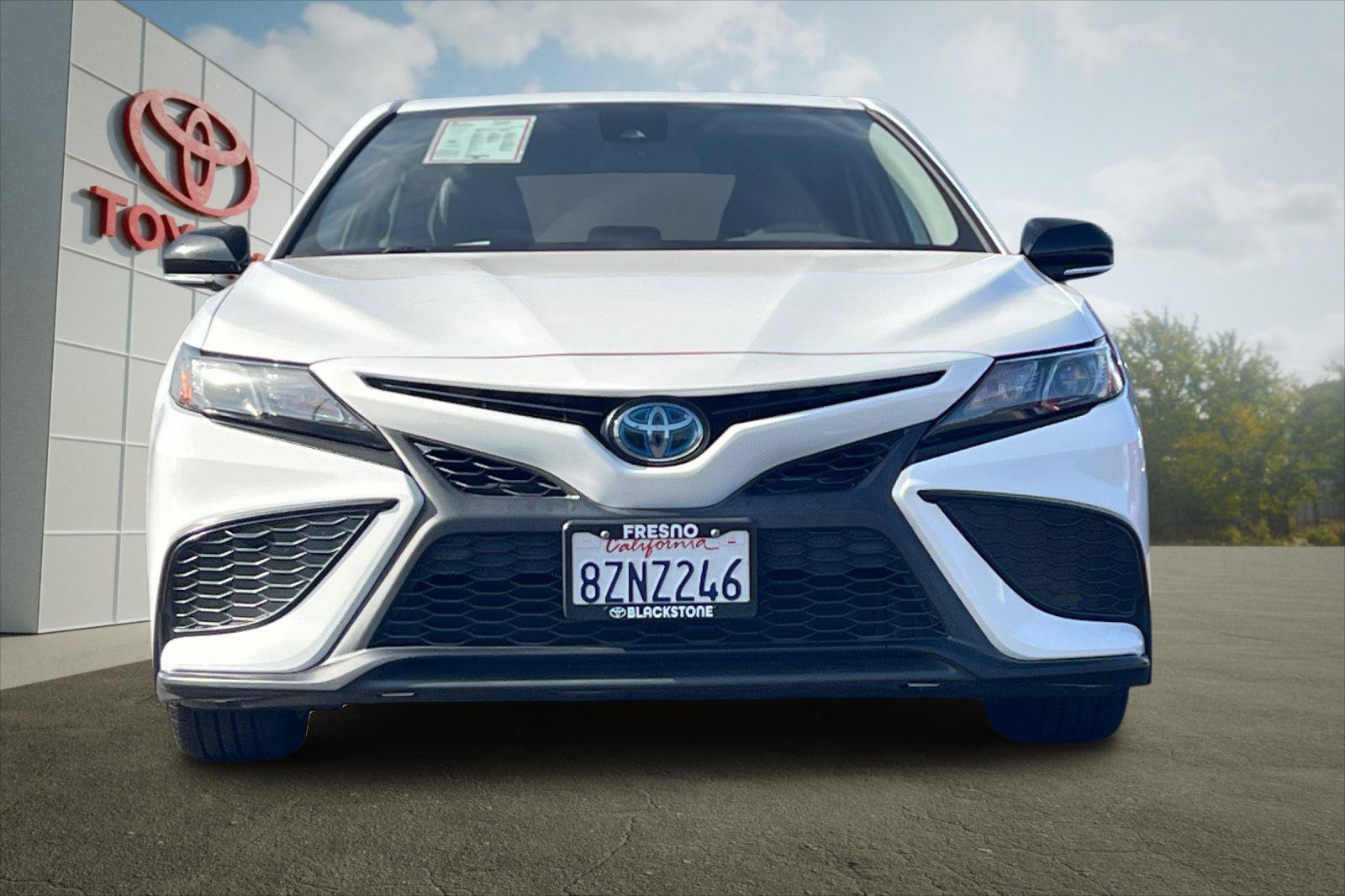 Certified Used 2022 White Toyota Hybrid SE image 8