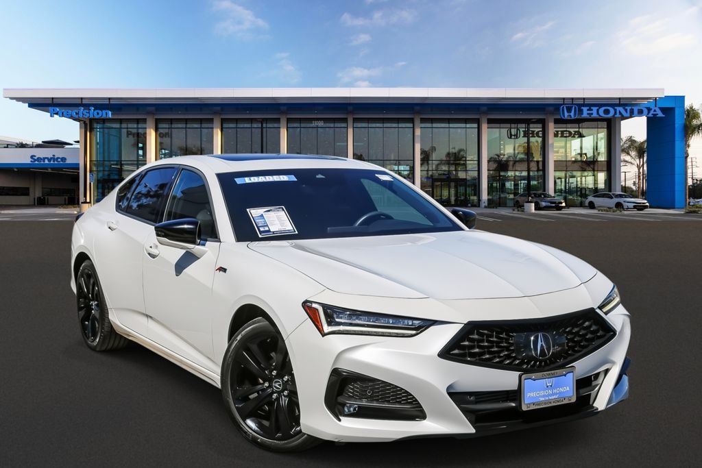 Used 2023 Platinum White Pearl Acura A-Spec Package image 1