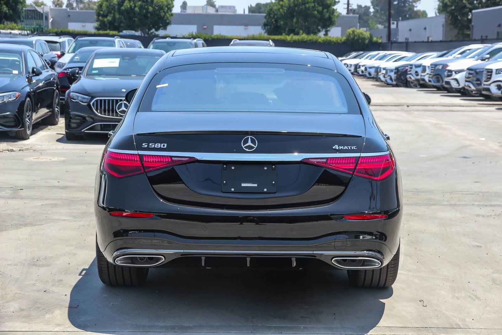 New 2026 Obsidian Black Metallic Mercedes-Benz S 580 image 5
