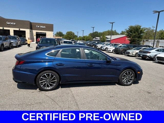 Certified Used 2021 Blue Hyundai Limited image 26