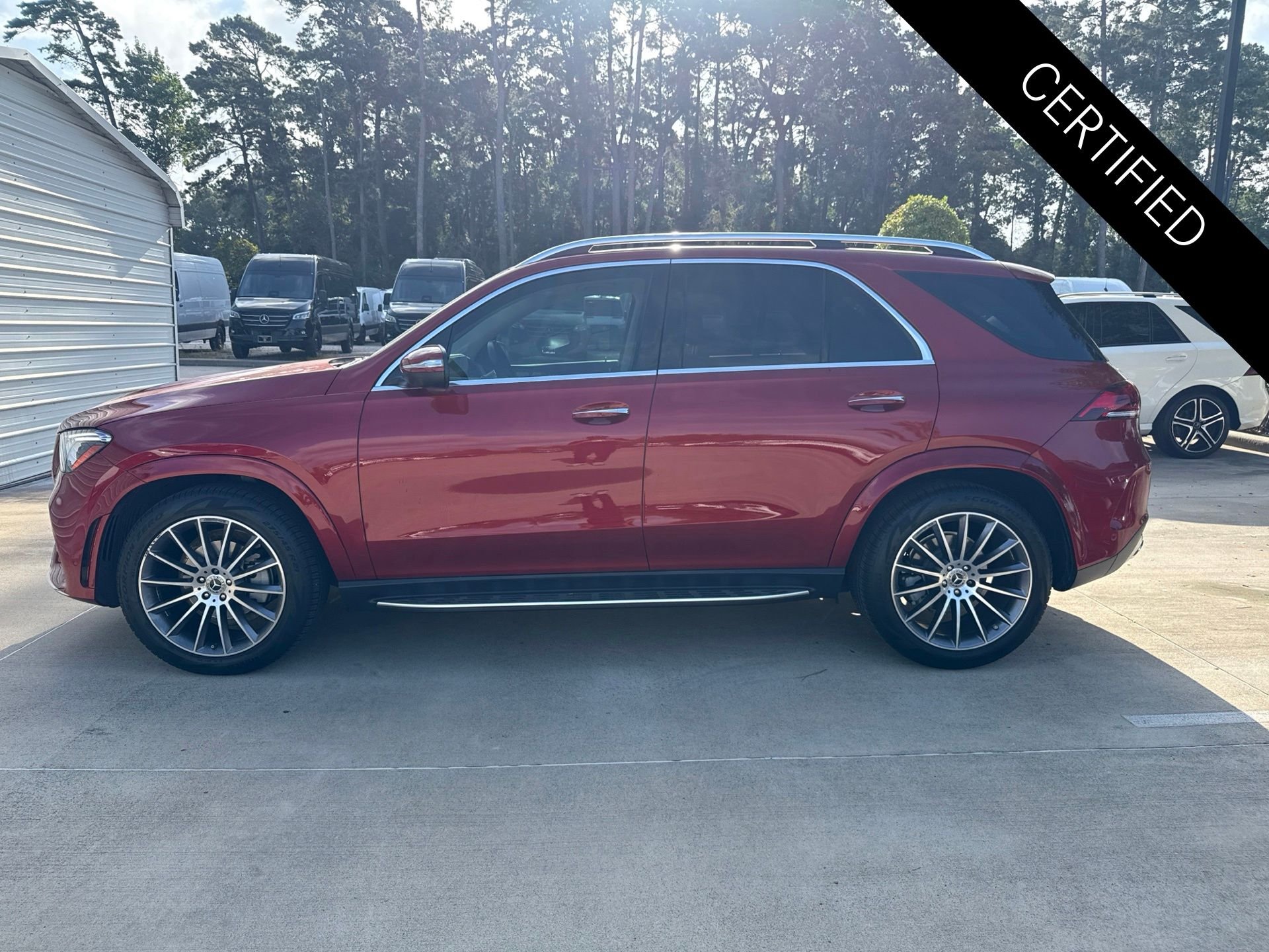 Certified Used 2023 MANUFAKTUR Cardinal Red Metallic Mercedes-Benz GLE 350 image 7