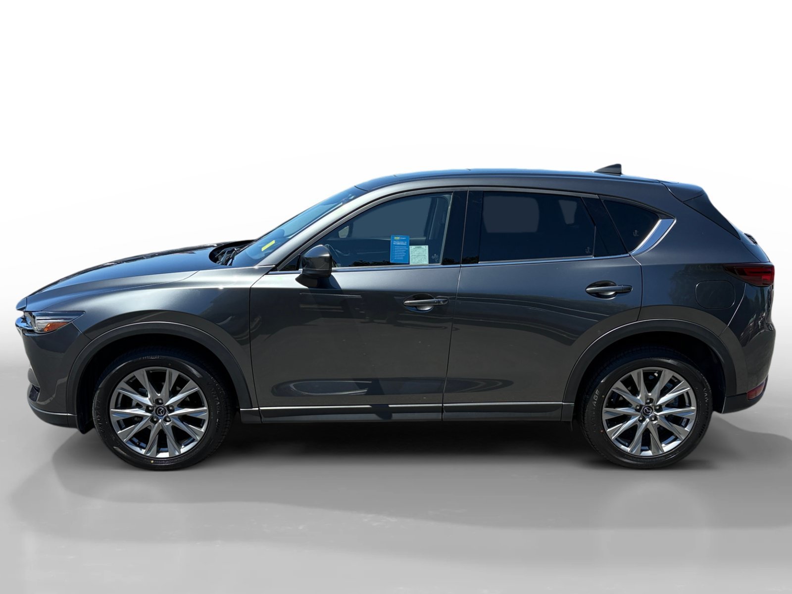 Used 2021 Machine Gray Mazda Grand Touring image 2