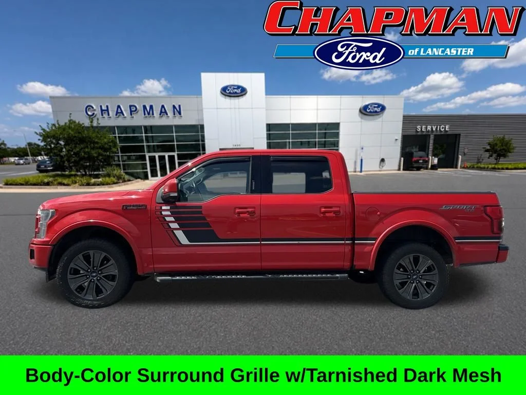 Used 2018 Race Red Ford Lariat image 2