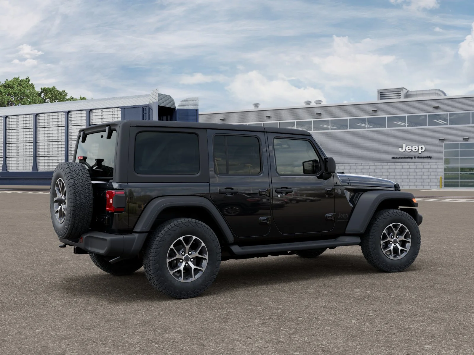 New 2026 Black Clear-Coat Exterior Paint Jeep Sport S image 2