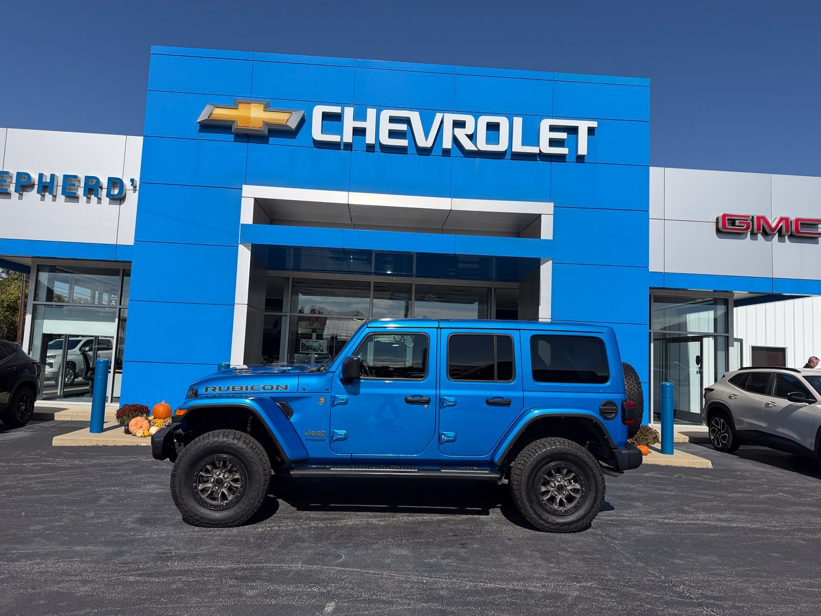 Used 2022 Blue Jeep Unlimited Rubicon 392 image 2