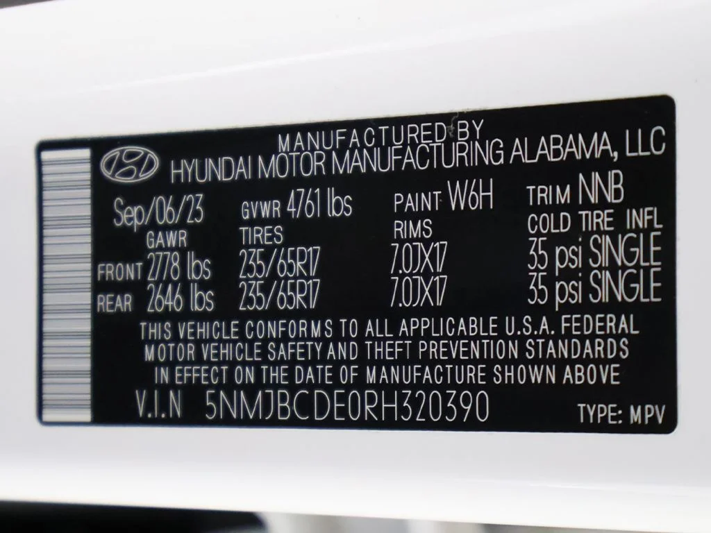 Used 2024 White Pearl Hyundai SEL image 51