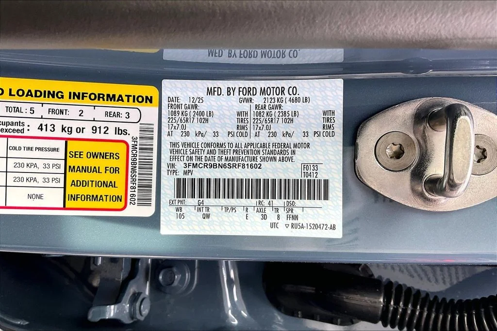 New 2025 Azure Gray Metallic Tri-Coat Ford Big Bend® image 12