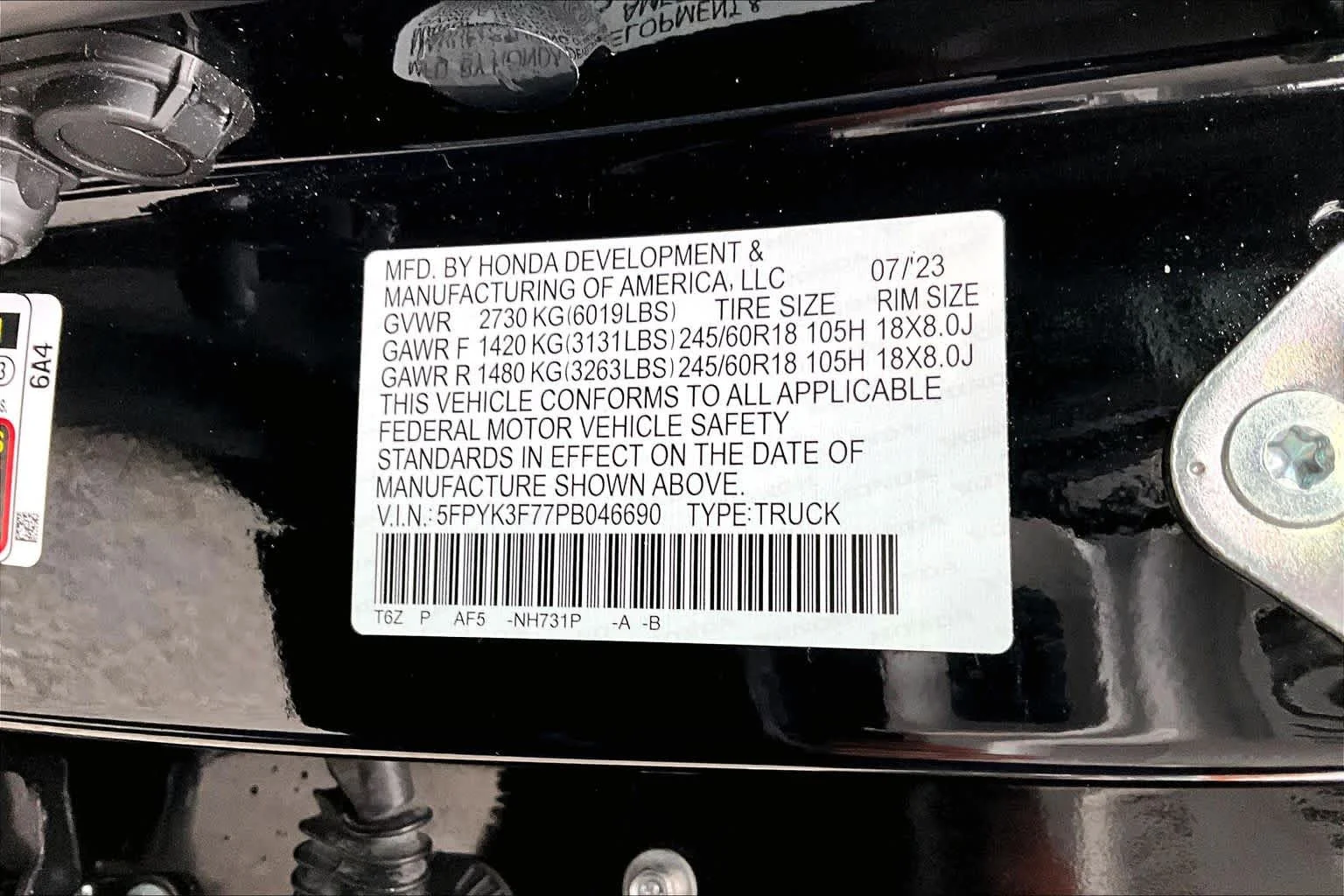 Certified Used 2023 Crystal Black Pearl Honda RTL-E image 34