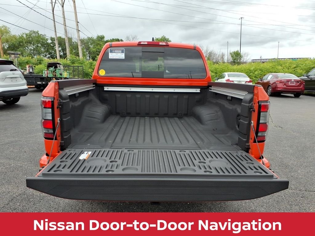 Used 2025 Afterburn Orange Nissan PRO-4X premium W/LEATHER, SUNROOF & ONLY 5k MILES! image 35