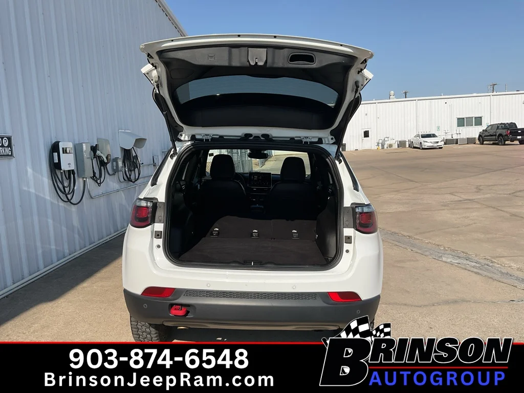 Used 2025 Bright White Clearcoat Jeep Trailhawk image 11