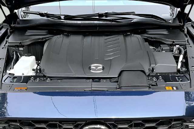 New 2026 Deep Crystal Blue Mica Mazda 3.3 Turbo Premium Sport AWD image 11