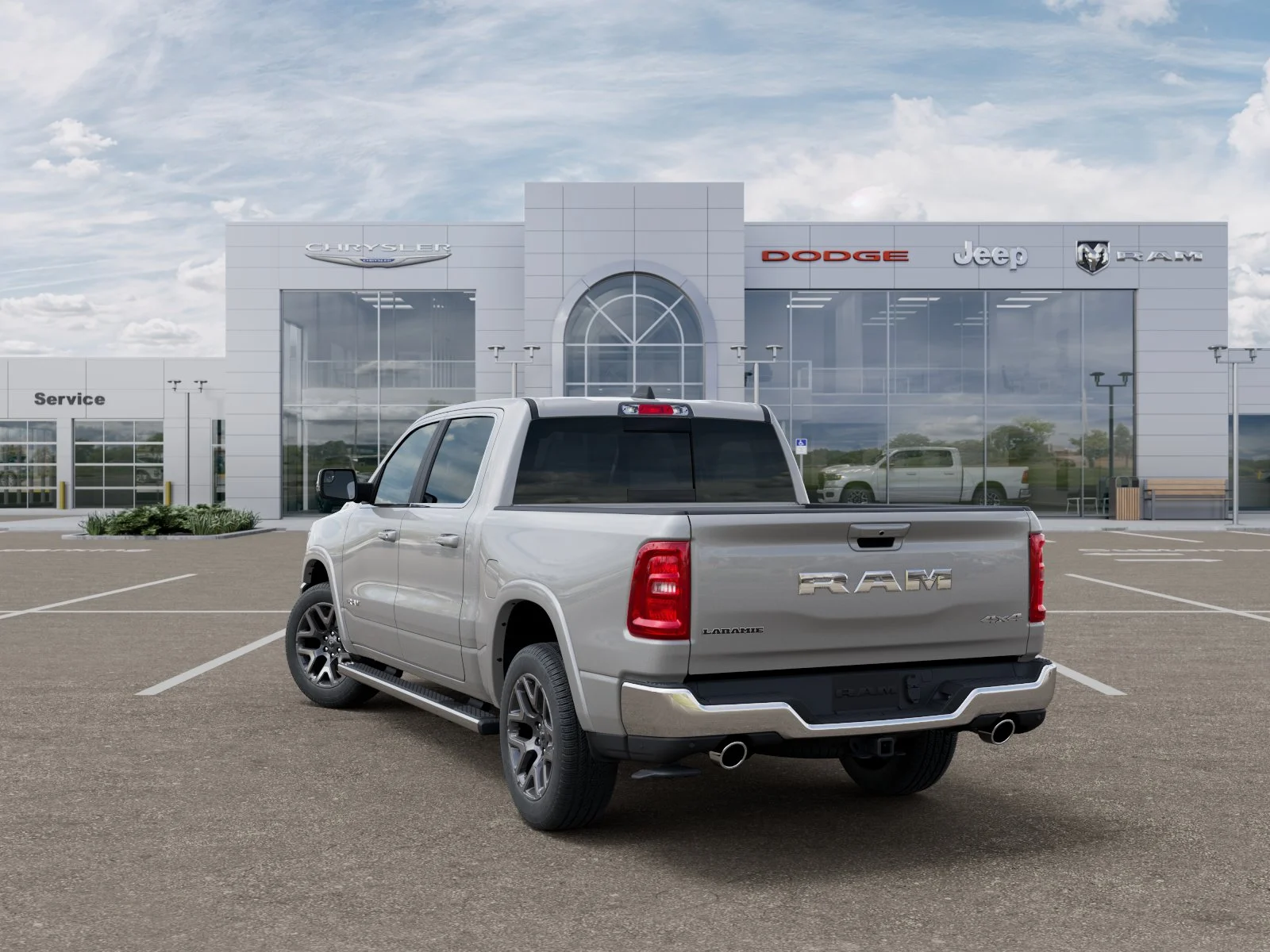 New 2027 Silver Zynith Exterior Paint RAM Laramie image 3