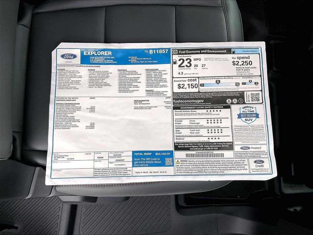 New 2026 Black Ford Active image 17