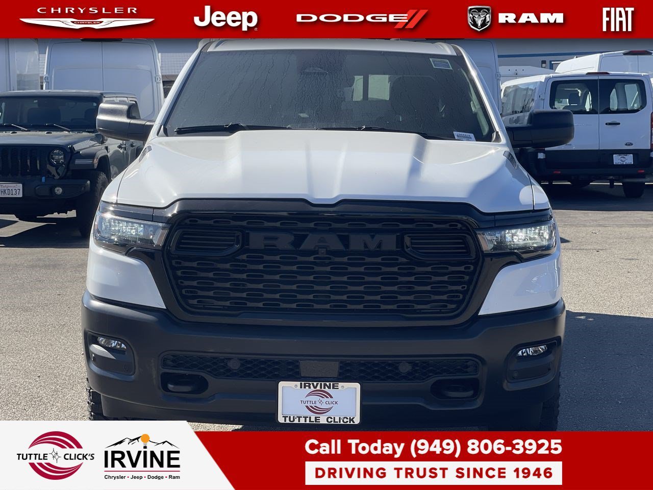 New 2026 Bright White Clear-Coat Exterior Paint RAM Warlock image 2