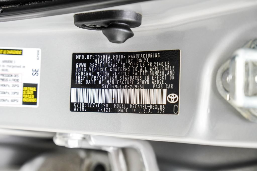 Used 2024 Silver Toyota LE image 41