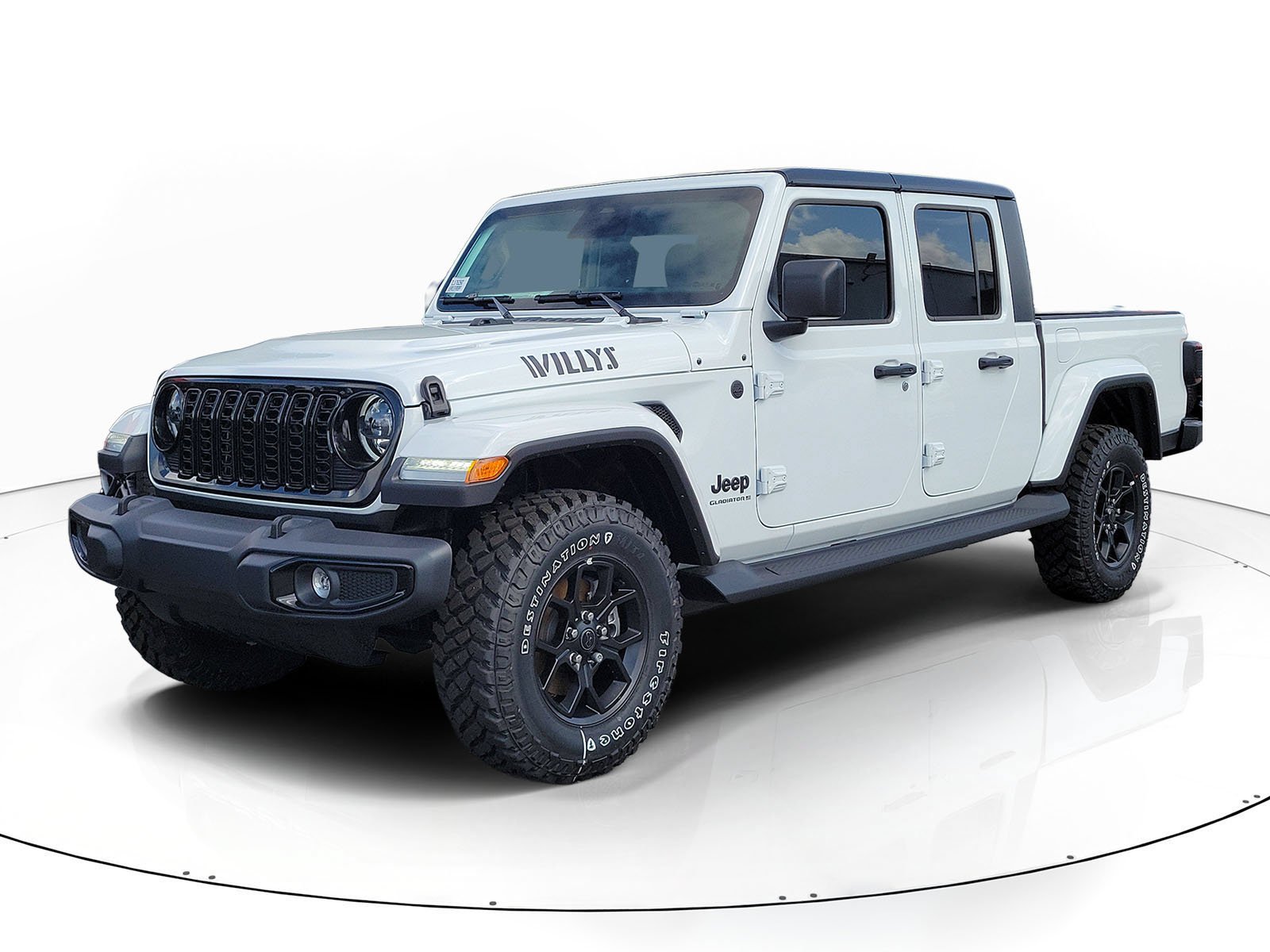 New 2026 Bright White Clear-Coat Exterior Paint Jeep Willys image 1