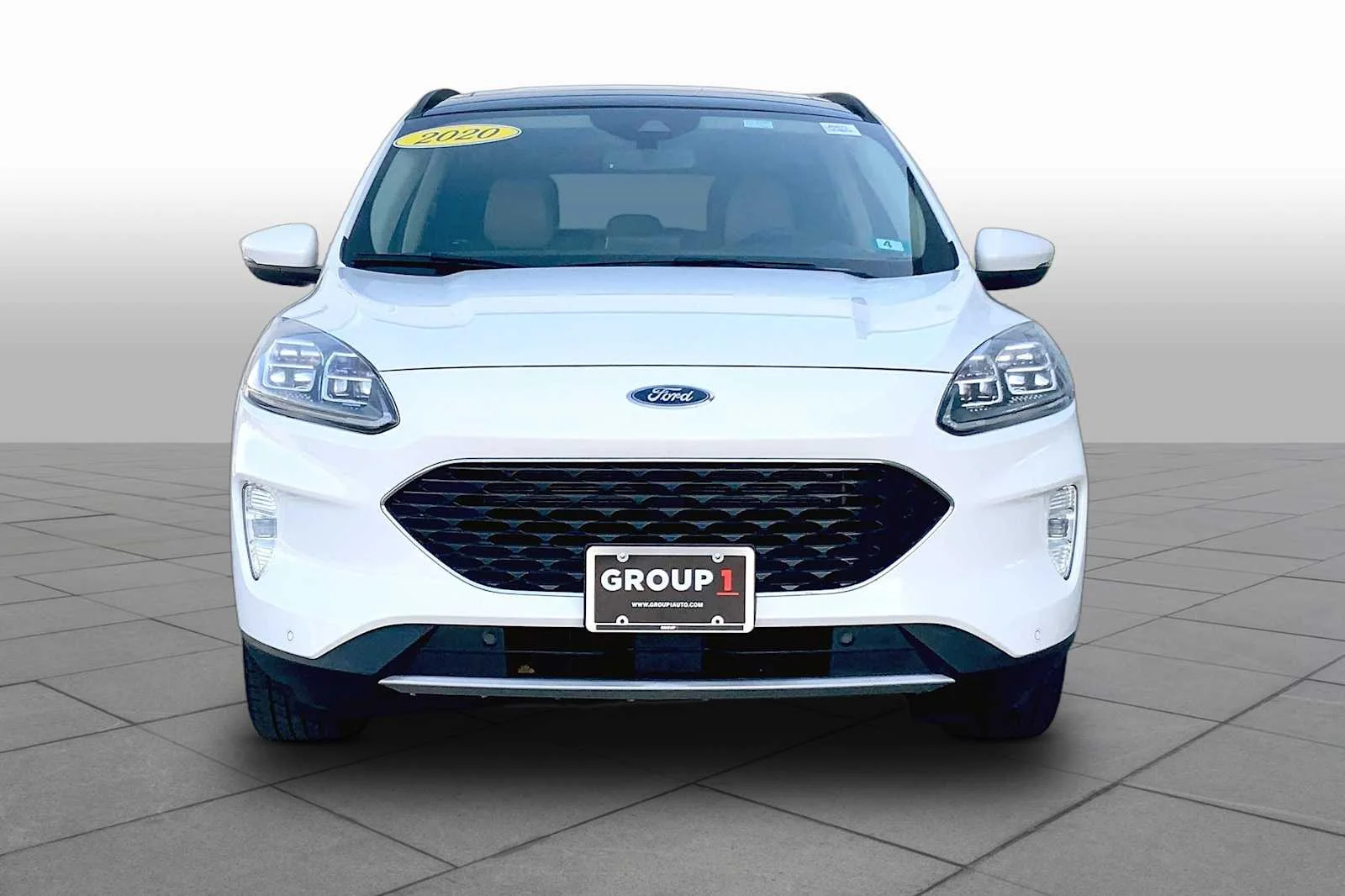 Used 2020 Star White Metallic Tri-Coat Ford Titanium Hybrid image 4