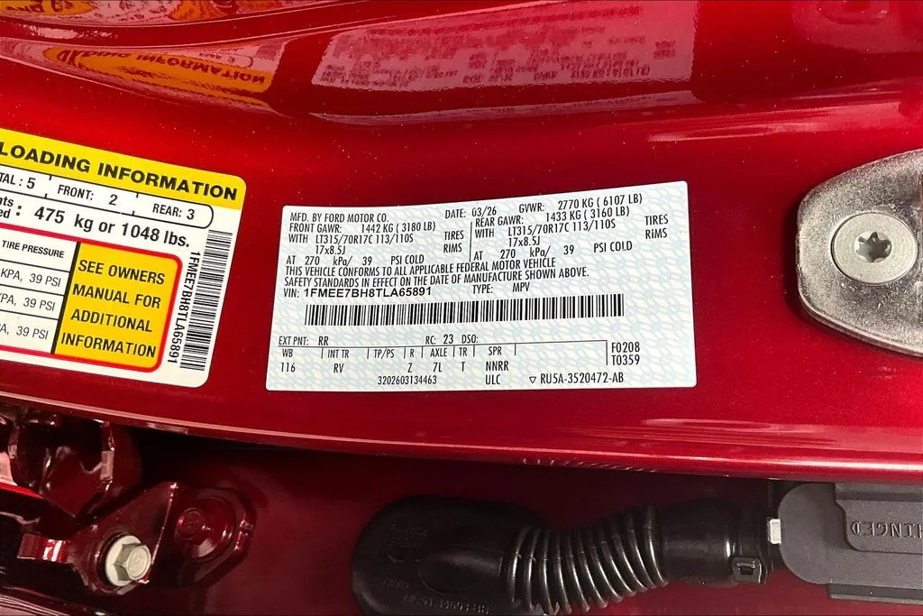 New 2026 Ruby Red Metallic Tinted Clearcoat Ford Big Bend® image 8